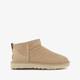 Ultra Mini suede dames laarsjes beige
