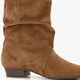 Dames slouchy laarzen cognac