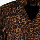 Dames blouse met panterprint bruin