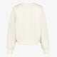 Cropped dames sport sweater wit