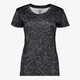 Osaga dames sport T-shirt met panterprint zwart