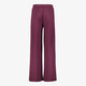 Meisjes wide leg broek bordeauxrood