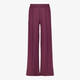 Meisjes wide leg broek bordeauxrood