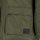 Heren parka winterjas groen
