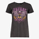 Acid dames T-shirt met opdruk zwart