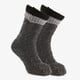 1 paar heren huissokken met antislip grijs