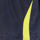 Dry kinder voetbal T-shirt donkerblauw geel