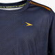 Dry kinder voetbal T-shirt donkerblauw geel