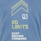 Dry jongens sport T-shirt met opdruk blauw