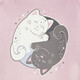 Name It meisjes trui roze met katten