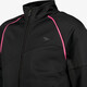 Meisjes trainingsjas zwart roze