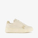 Dames sneakers met plateauzool beige
