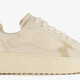 Dames sneakers met plateauzool beige