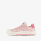 Hoge meisjes sneakers met glitters roze