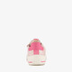 Hoge meisjes sneakers met glitters roze