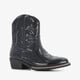 Meisjes cowboylaarsjes zwart lak