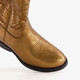 Meisjes cowboylaarsjes met glitter goud
