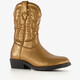 Meisjes cowboylaarsjes met glitter goud