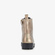 Meisjes veterboots metallic goud