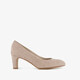 Dames pumps met glitters champagne
