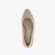 Dames pumps met glitters champagne