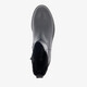 Haper leren dames Chelsea boots zwart