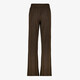 Dames wide leg broek zwart goud