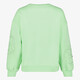 Dames sweater met grafische bloemenprint groen