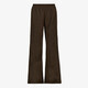 Dames wide leg broek zwart goud