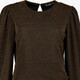 Dames party jurk zwart met gouden shimmer