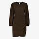 Dames party jurk zwart met gouden shimmer