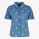 Dames spijker blouse met madeliefjes
