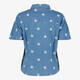 Dames spijker blouse met madeliefjes
