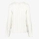 Dames blouse met strikkoordjes wit