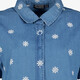 Dames spijker blouse met madeliefjes