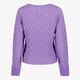 Gehaakte dames trui paars