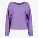 Gehaakte dames trui paars
