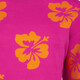 Dames trui met bloemen roze oranje