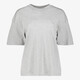 Oversized dames T-shirt grijs
