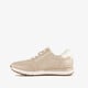 Comfort leren dames sneakers beige