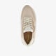Comfort leren dames sneakers beige