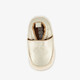 Leren babyschoenen goud