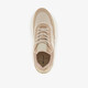 Suède dames sneakers beige