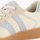 Dames sneakers beige blauw
