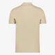 Heren polo beige