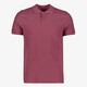Unsigned heren polo bordeauxrood