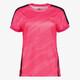 Dry dames voetbal T-shirt met print roze zwart