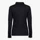 Dames skipully met rollneck zwart