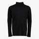 Heren skipully met rollneck zwart