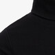 Kinder skipully met rollneck zwart
